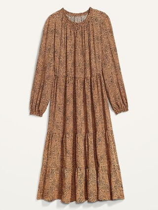 Women / DressesPrinted Tiered Midi Swing Dress for Women | Old Navy (US)