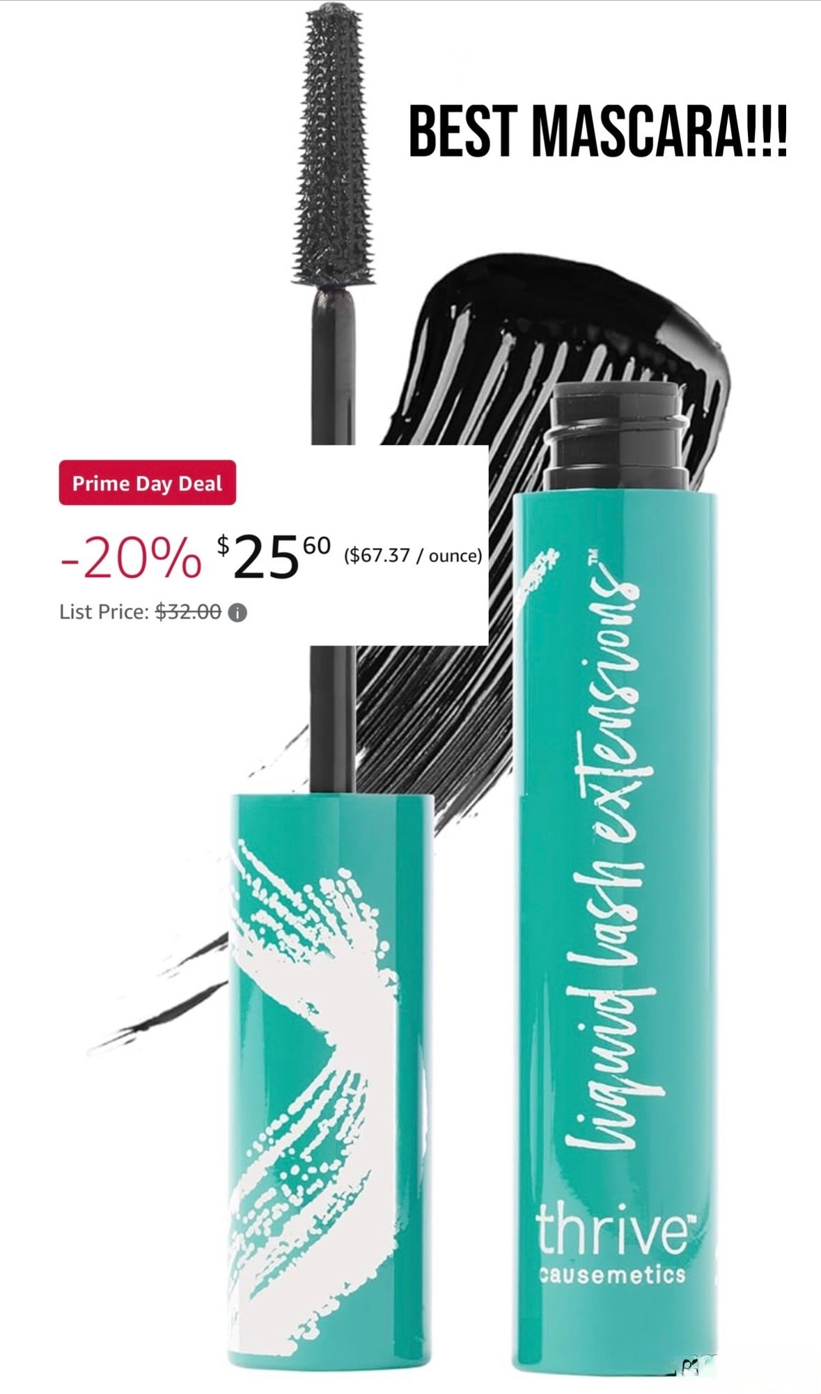 Thrive mascara sale
Amazon prime day beauty
Best mascara 
Prime day deals 

#LTKSaleAlert #LTKBeauty #LTKStyleTip