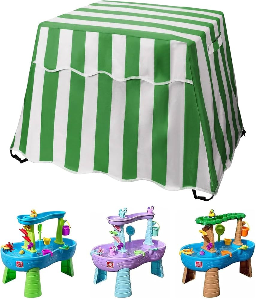 Water Table Cover, Kids Water Table Cover Fit Step 2 Rain Showers Splash Pond for Toddlers 1-3, W... | Amazon (US)