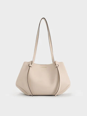 Calla Tote Bag
    
         - Oat | Charles & Keith UK