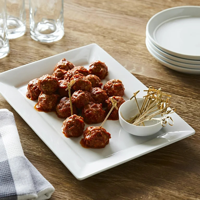 Better Homes & Gardens 10" x 14" White Porcelain Serving Platter | Walmart (US)