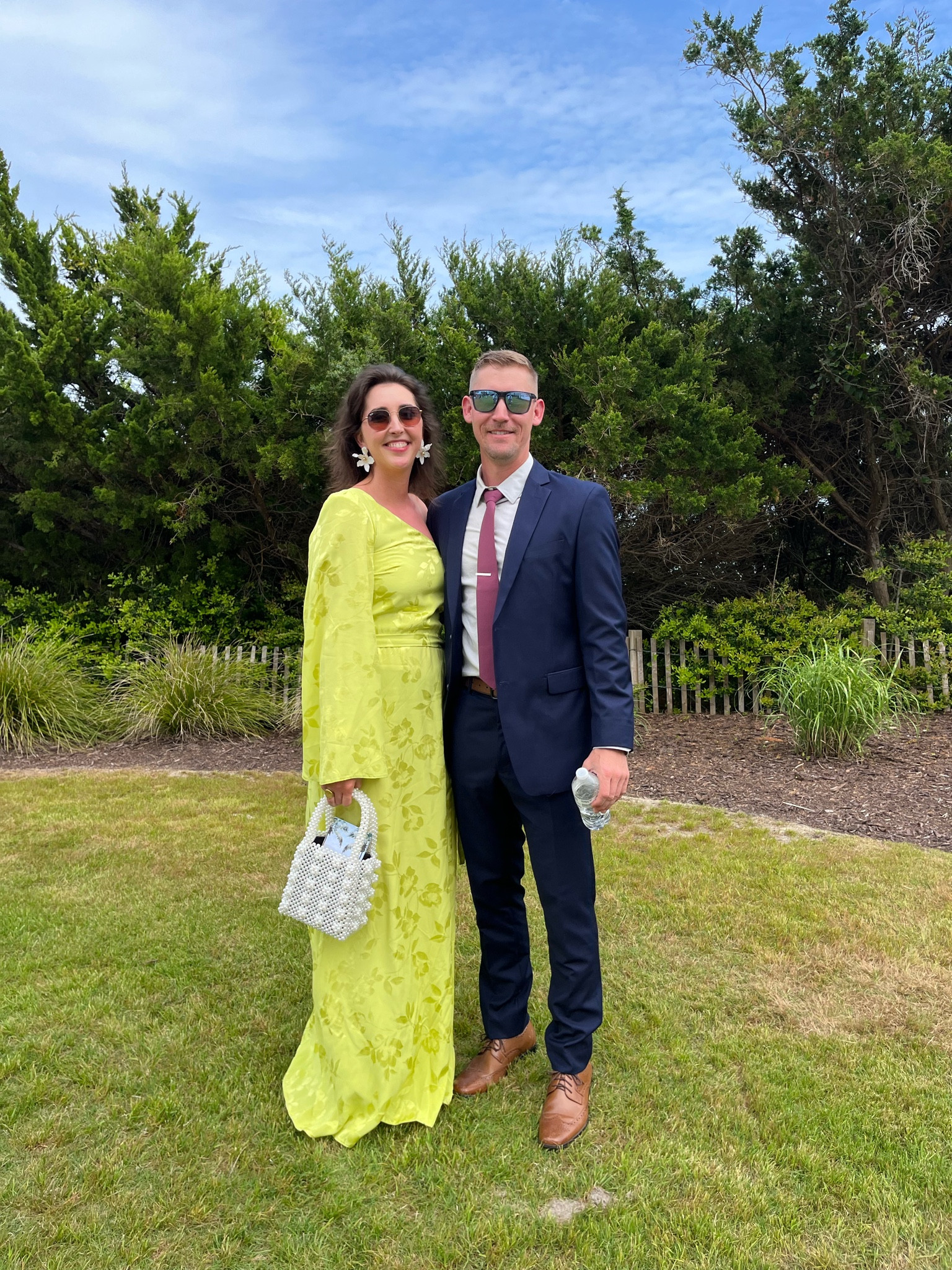 Had a bit too much fun in the sun at this beautiful beach wedding (if you can’t tell as I try to hide my sunburn). 🥵 

Dress was purchased from a boutique in Europe and the suit is from a men’s shop in my hometown, but I tried to link items below that were solid replacements! 

#LTKparties #LTKwedding