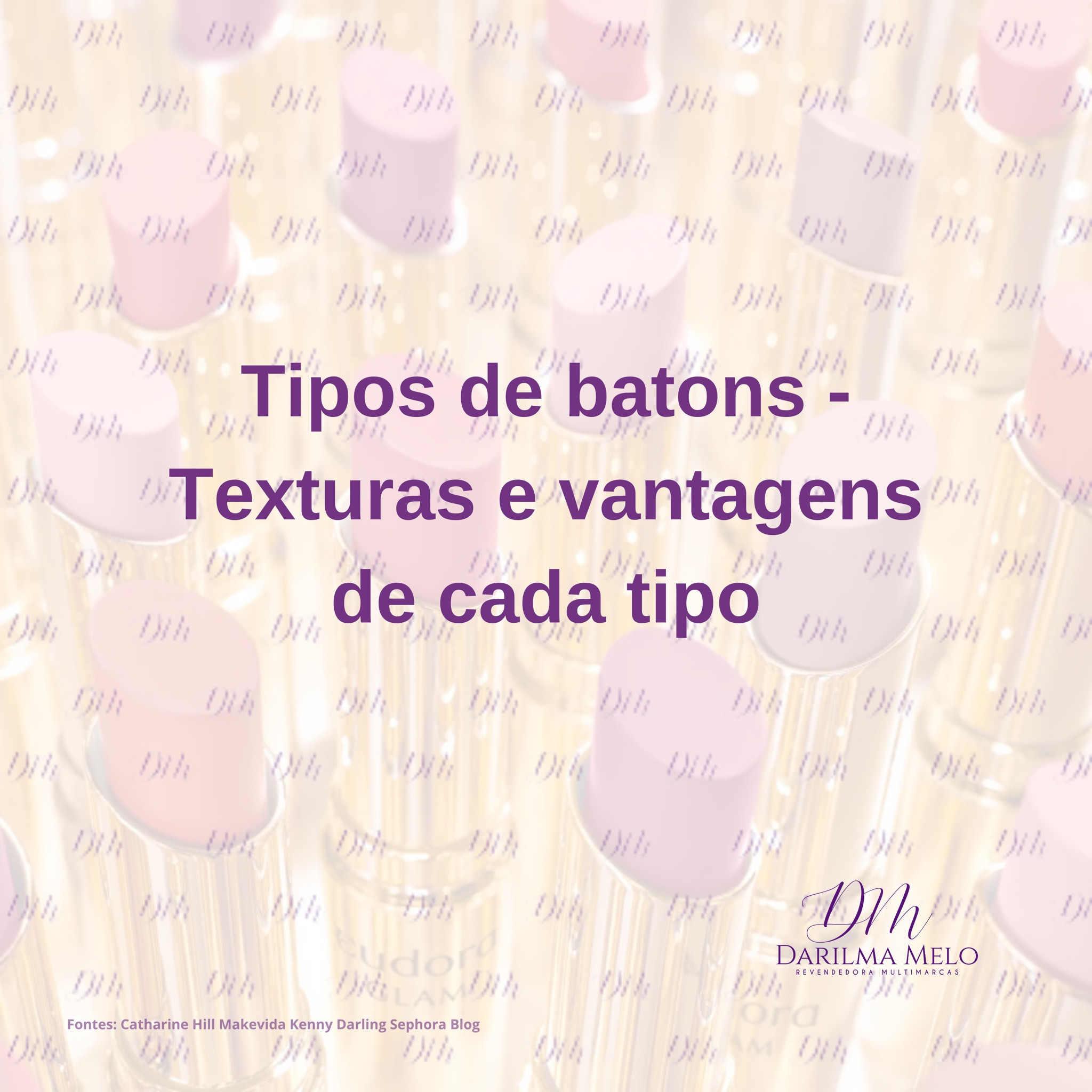 Tipos de batons -
Texturas e vantagens de cada tipo

#LTKbrasil