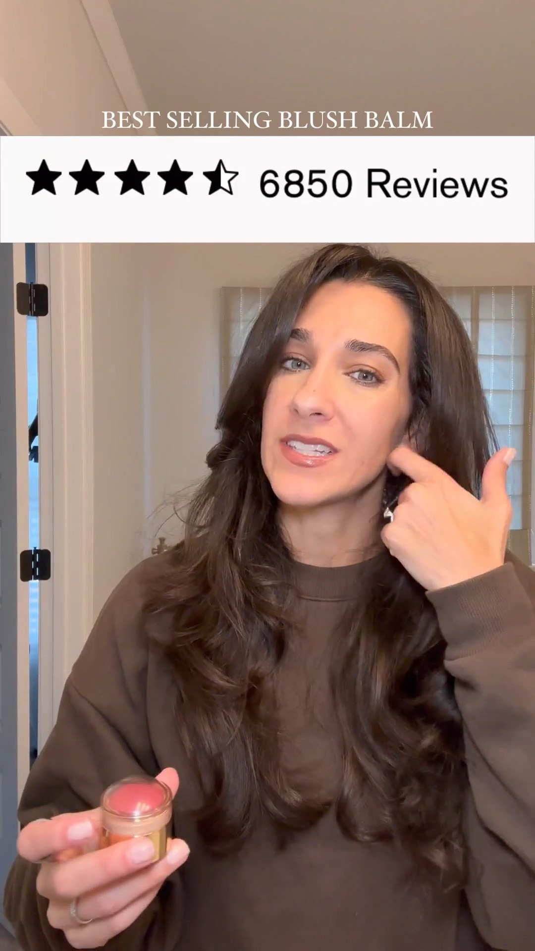 Merit blush balm. I’m wearing shade cheeky 

Gloss is in shade Nearly Neutral 

#LTKBeauty