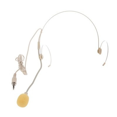 Hot Double Earhook Nude Headset Headworn Microphone for Wireless Yellow | eBay US