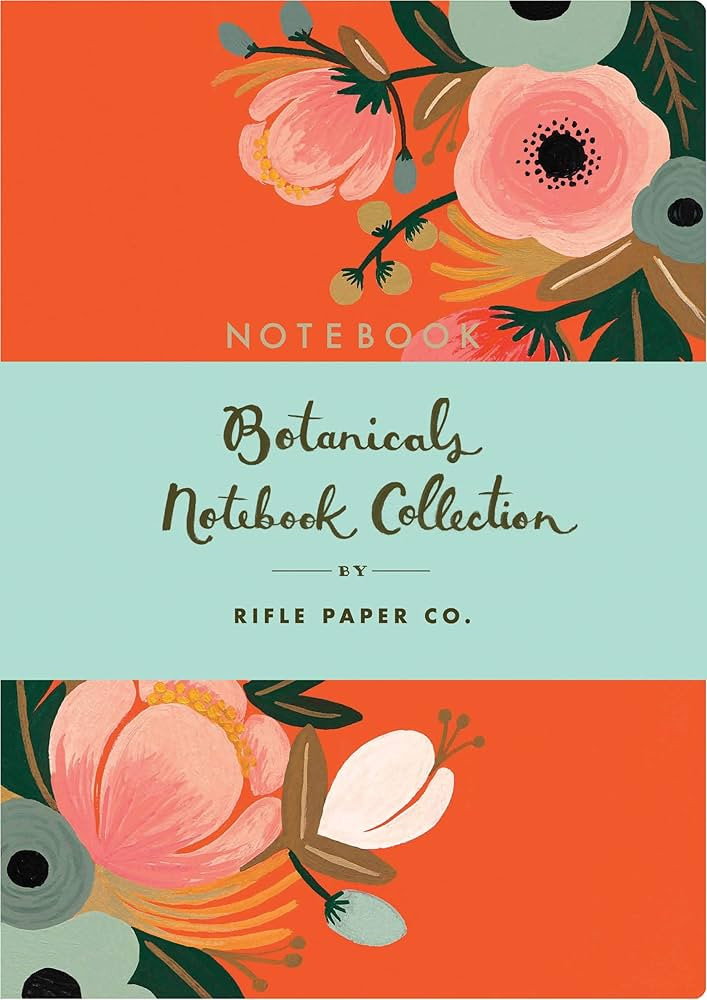 Botanicals Notebook Collection : Set of 3 Floral Paperback Notebooks by Rifle Paper Co. : (Floral... | Amazon (US)