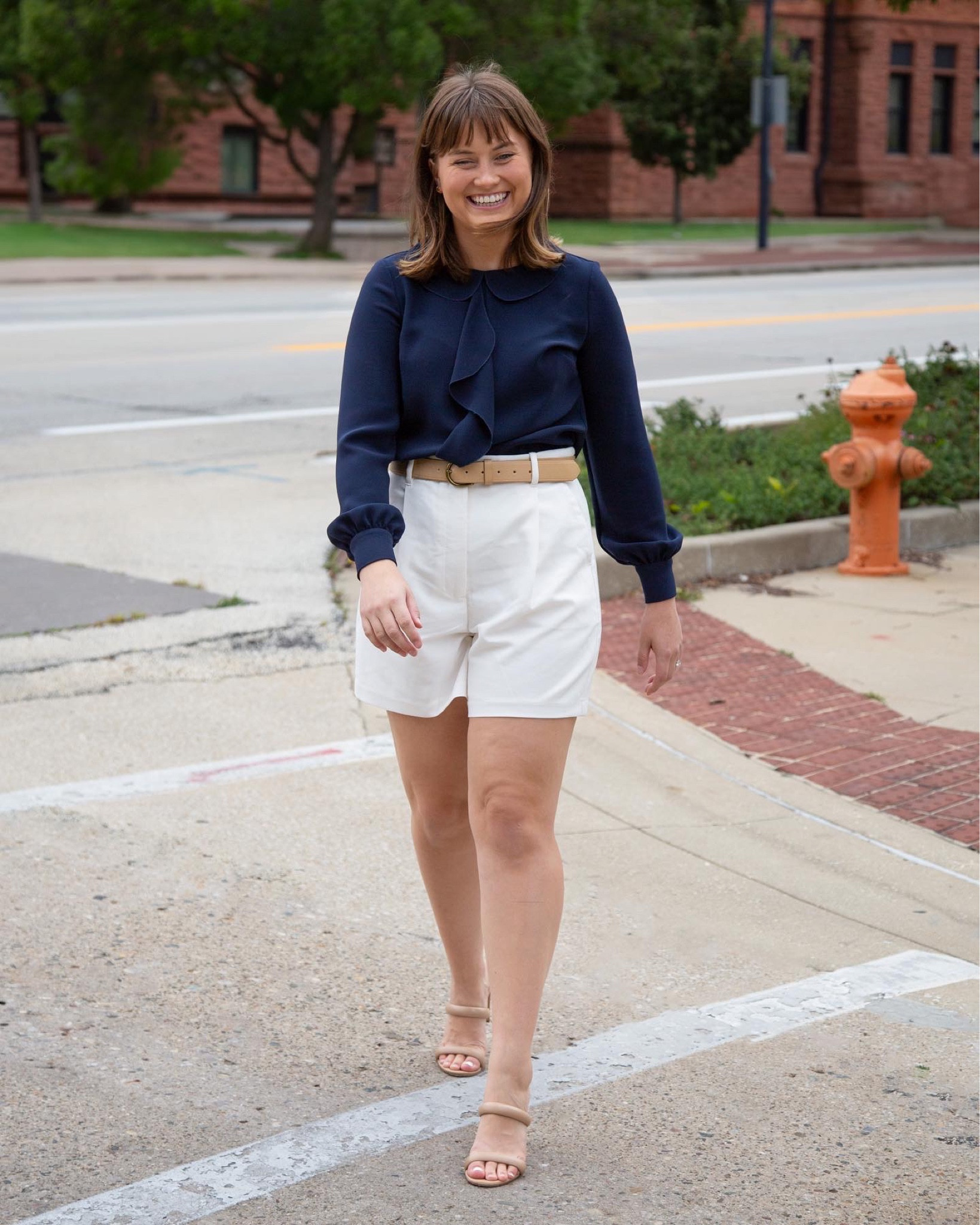 styling the AF tailored shorts with insane quality Brooks Brothers blouse 

#LTKstyletip #LTKU #LTKSeasonal