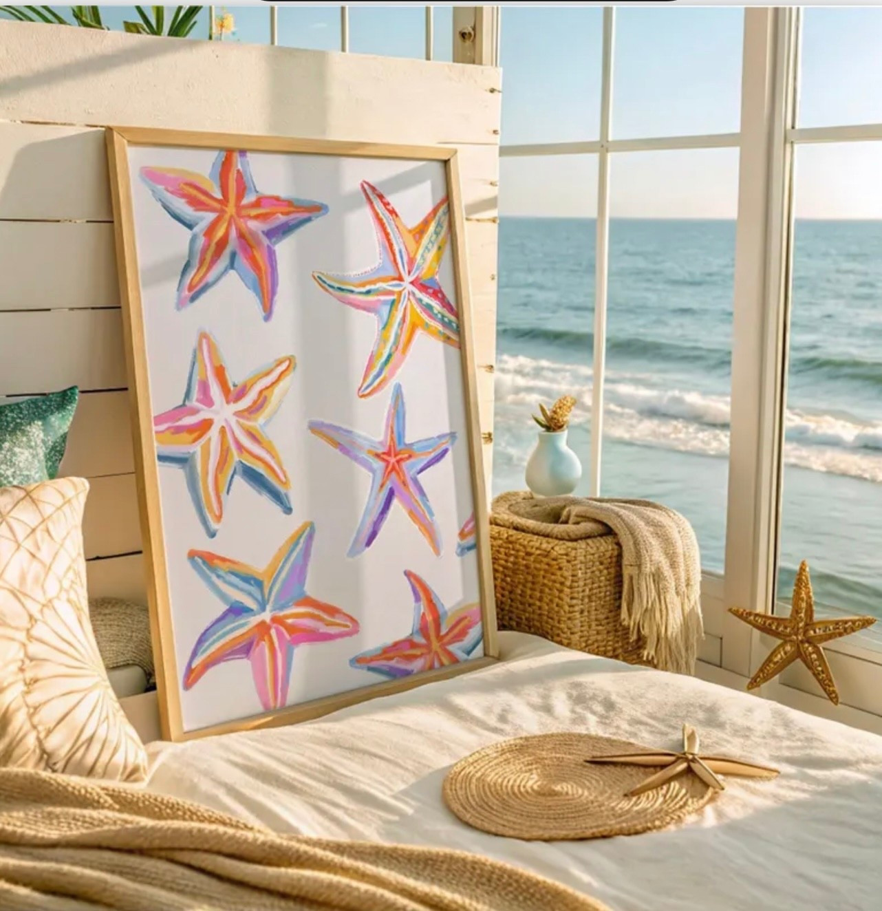 Starfish Painting Colorful Pastel Abstract Coastal Beach House Wall Art Print Summer Dining Room Kitchen Print Meet Me At The Beach Poster

#LTKTravel #LTKSeasonal #LTKSpringSale