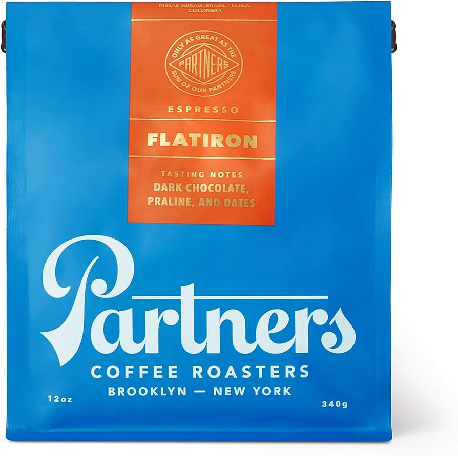 Partners Coffee Roasters, Flatiron Blend, Whole Bean Coffee - 12 Ounce - Medium-Dark Roast | Amazon (US)