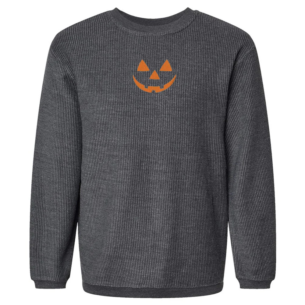 Jack-O'-Lantern Corded Crewneck | United Monograms