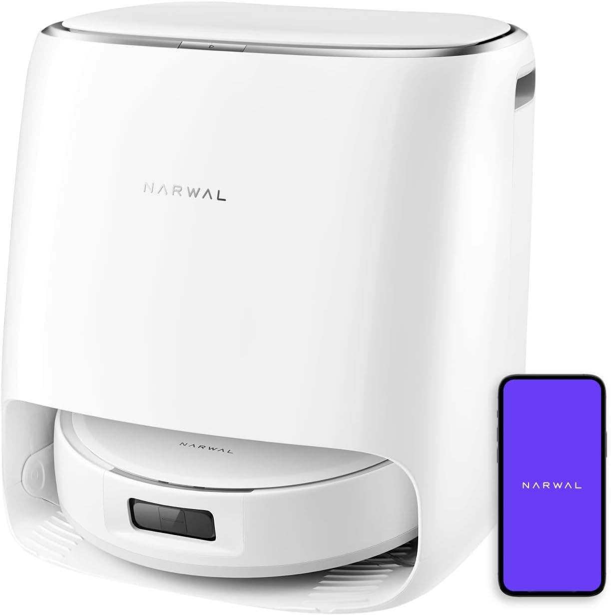 NARWAL Freo Pro Robot Vacuum and Mop Combo, Tangle Free Robot Mop, 8500Pa Powerful Suction, Self-... | Amazon (US)