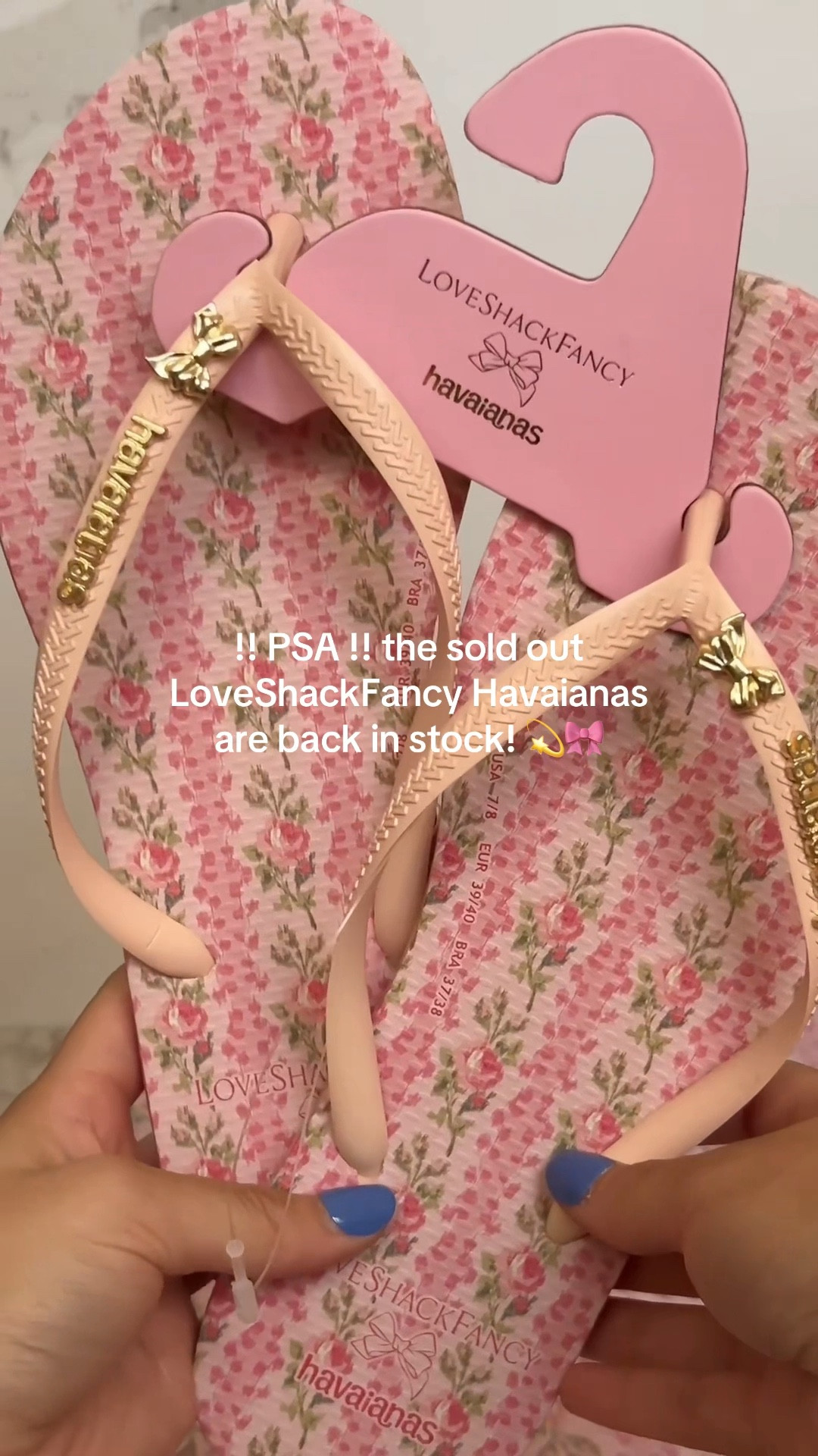 RESTOCK ALERT! Nordstrom has the sold out LoveShackFancy Havaianas for online order or in-store pickup 💖💫 Grab yours here before they are gone for good! #loveshackfancy #havaianas 

#LTKSwim #LTKFindsUnder50 #LTKShoeCrush