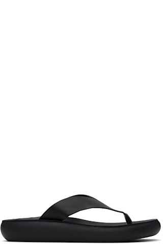 Ancient Greek Sandals - Black Charys Comfort Flip-Flops | SSENSE