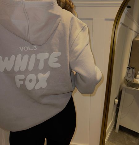 White fox sweatsuit 