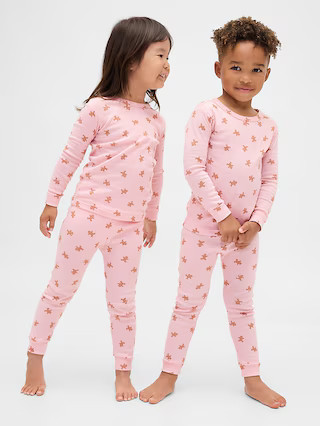 Kids & Baby Organic Brushed Cotton Holiday PJ Set | Gap (US)