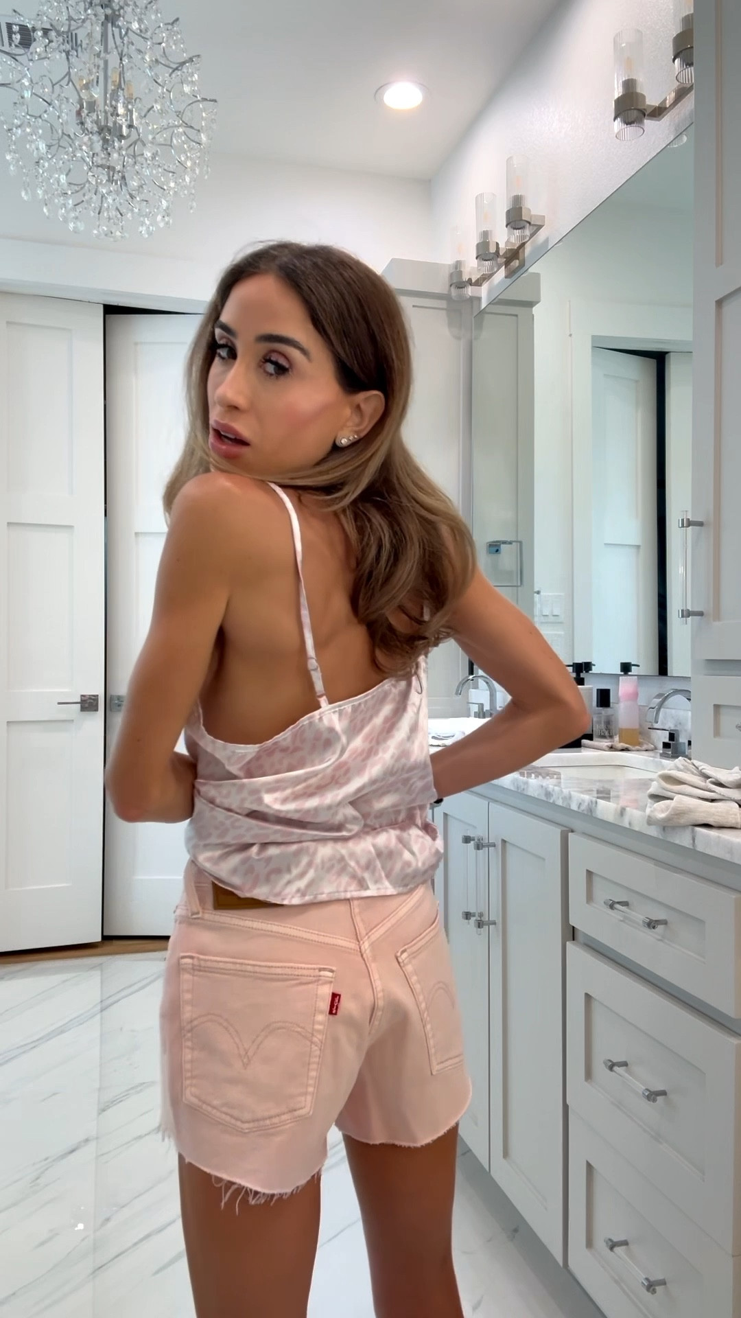 Found the cutest pink denim shorts flattering on anyone. Wearing 24 and selling out fast 
Summer outfit ideas 

#LTKPetite #LTKSeasonal #LTKootd
