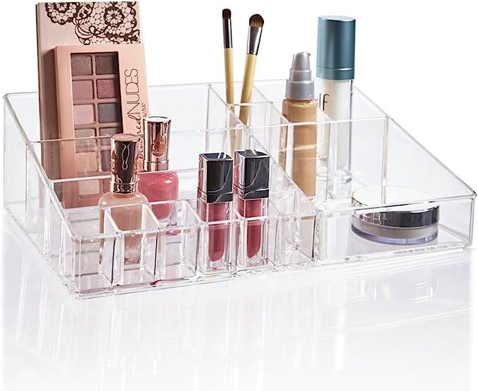 Premium Quality Clear Plastic Cosmetic and Makeup Palette Organizer | Audrey Collection | Amazon (US)