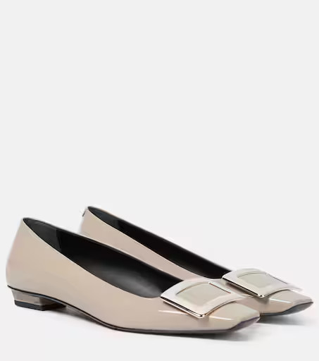 Belle Vivier patent-leather ballet flats | Mytheresa (US/CA)