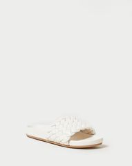 Sonnie Cream Woven Sandal | Loeffler Randall