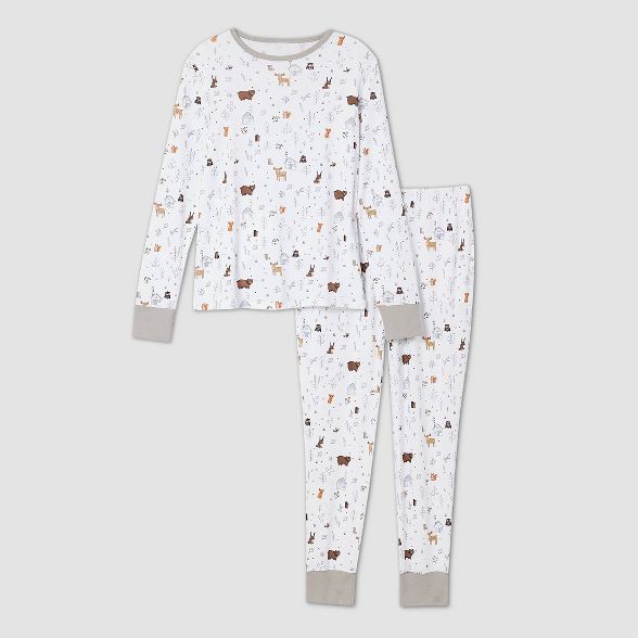 Women's Cabin Print Matching Family Pajama Set - White | Target