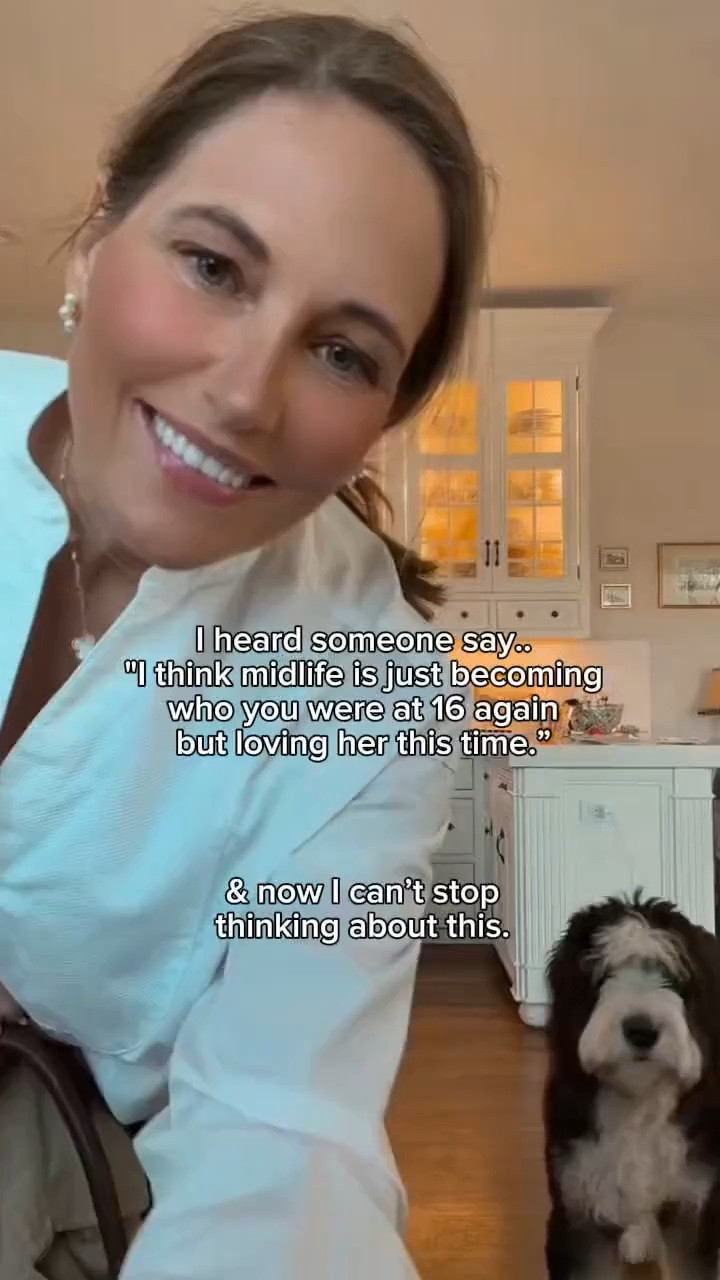 I heard someone say this quote and it change my perspective! There is nothing better than getting back in touch with your younger self! How do you feel about this quote? 

#LTKSeasonal #LTKOver40 #LTKMidsize