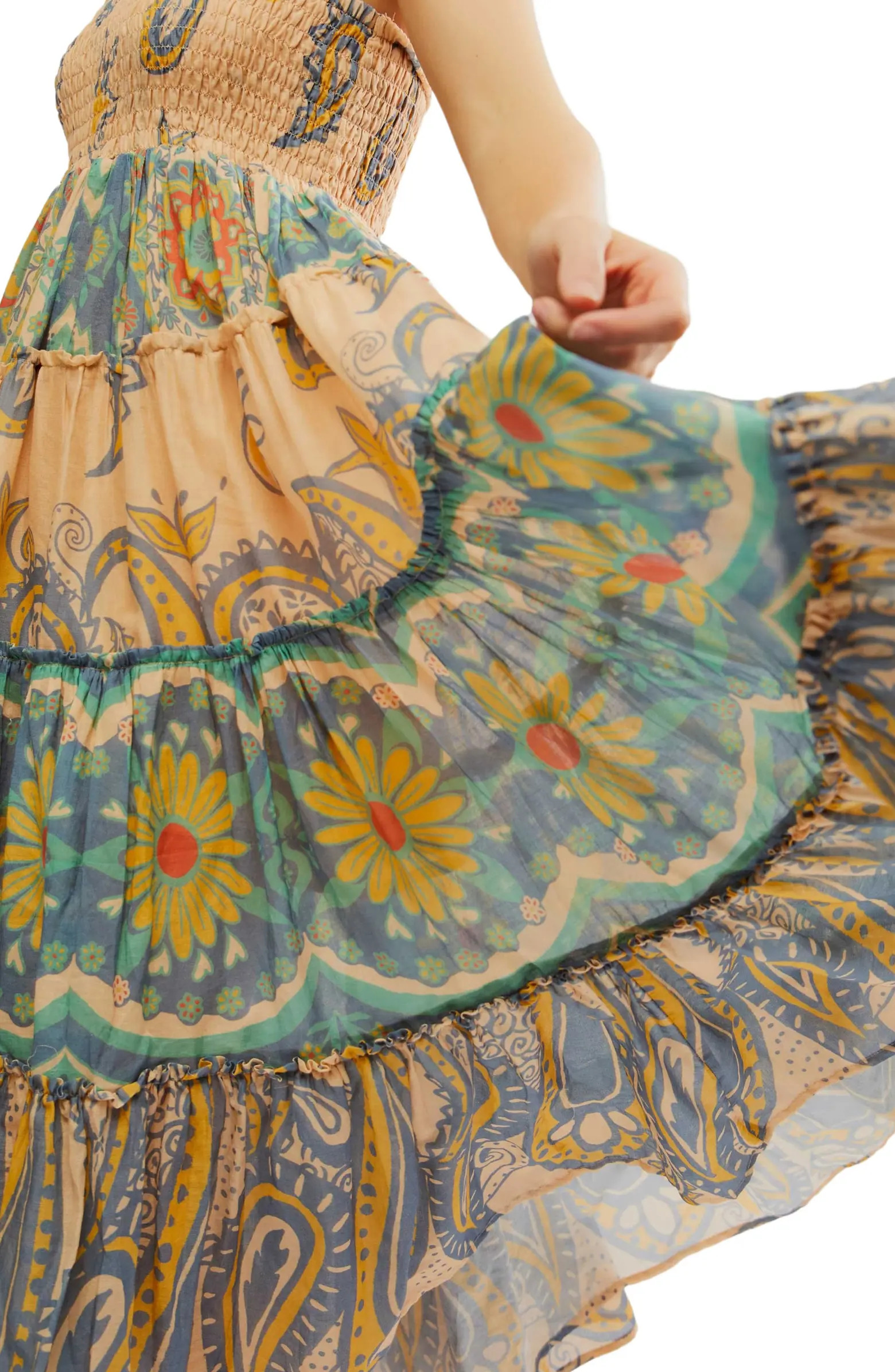 Super Thrills Print Tiered Maxi Skirt | Nordstrom