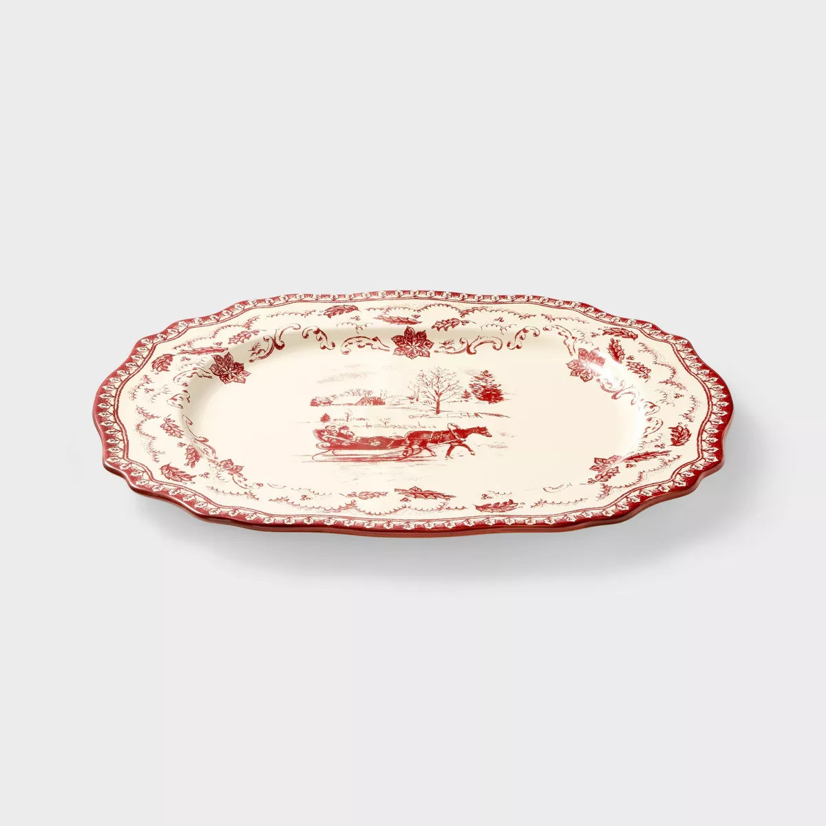 Stoneware Oval Serving Platter - Threshold™ designed with Studio McGee | Target