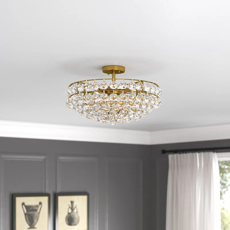 Kieron Semi Flush Mount | Wayfair North America