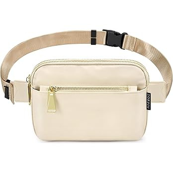 ZORFIN Fanny Packs for Women Men, Cross Body Fanny Pack Belt Bag for Women with Adjustable Strap,... | Amazon (US)