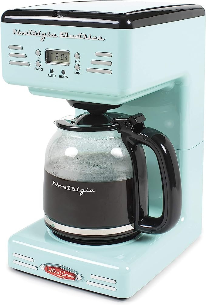 Nostalgia Retro 12-Cup Programmable Coffee Maker With LED Display, Automatic Shut-Off & Keep Warm... | Amazon (US)