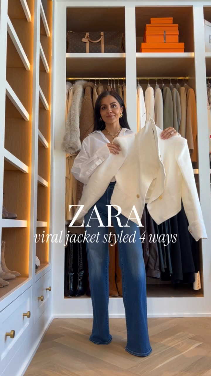 Zara viral jacket that comes in two colors and I styled it four ways for winter to spring transition looks. It’s the perfect structured layer that instantly pulls everything together whether you’re keeping it tonal or mixing denim. Such an easy piece to dress up or down.

Wearing an XS in the jackets
Wearing a 24 in all denim

miamiamine Zara viral jacket winter to spring transition outfits white jacket styling ideas black jacket outfit inspiration cashmere sweater and denim elevated layering pieces Amazon accessories designer bag styling chic everyday looks

#LTKstyletip #LTKworkwear #LTKover40