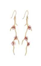 14K Gold, Garnet, And Black Diamond Earrings | Moda Operandi (Global)