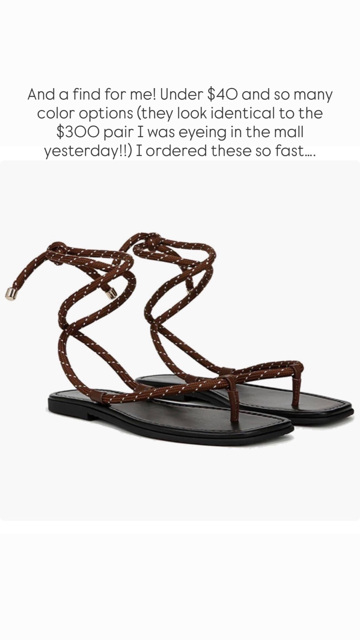The most fun strappy sowing and summer saddles under $40!! Lots of colors and I can’t believe this price. Such a good look-for-less!! 

Amazon, found it on Amazon, summer shoes, spring shoes, spring outfit

#LTKSaleAlert #LTKFestival #LTKootd