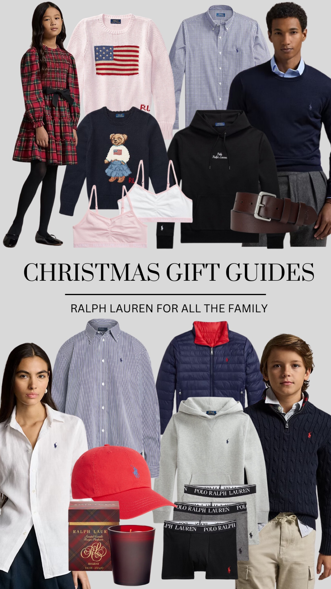 Ralph Lauren is the place to find the perfect gift for all ages within your family, from babies, through to children, teens and adults of ALL ages. Its ageless style 👌🏻

🏷️ ralph lauren, gifts for all ages, luxury gifts, ralph lauren gift guide. 

LTK x Ralph Lauren 
 #LTKxralphlauren 
LTK x Ralph Lauren Gift Guide Challenge


#LTKgiftguide #LTKCyberWeek