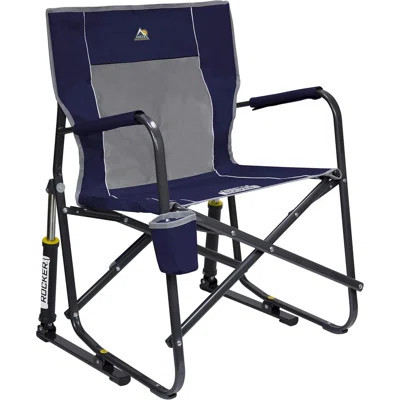 Freestyle Rocker Camping Chair | Portable Folding Rocking Chair With Solid, Durable Armrests, Drink Holder & Comfortable Backrest | Wayfair North America