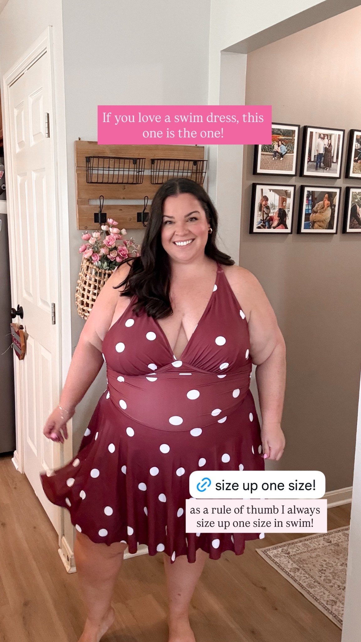 If you love a swim dress, this one is the one!  as a rule of thumb I always size up one size in swim!

#LTKSwim #LTKSaleAlert #LTKPlusSize