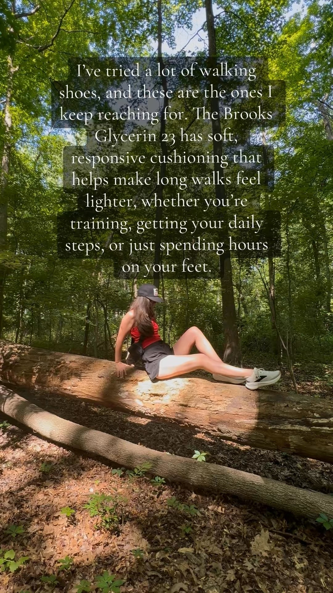 A great sneaker should work just as well with an athleisure outfit as it does on a long walk. The Brooks Glycerin 23 blends performance, comfort, and a clean, sporty design, making it one of those pairs you’ll find yourself reaching for day after day.

#BrooksRunning #BrooksGlycerin23 #WalkingShoes #RunningShoes #AthleisureStyle #SportyStyle #OutdoorStyle #TrailWalks #DailyWalk