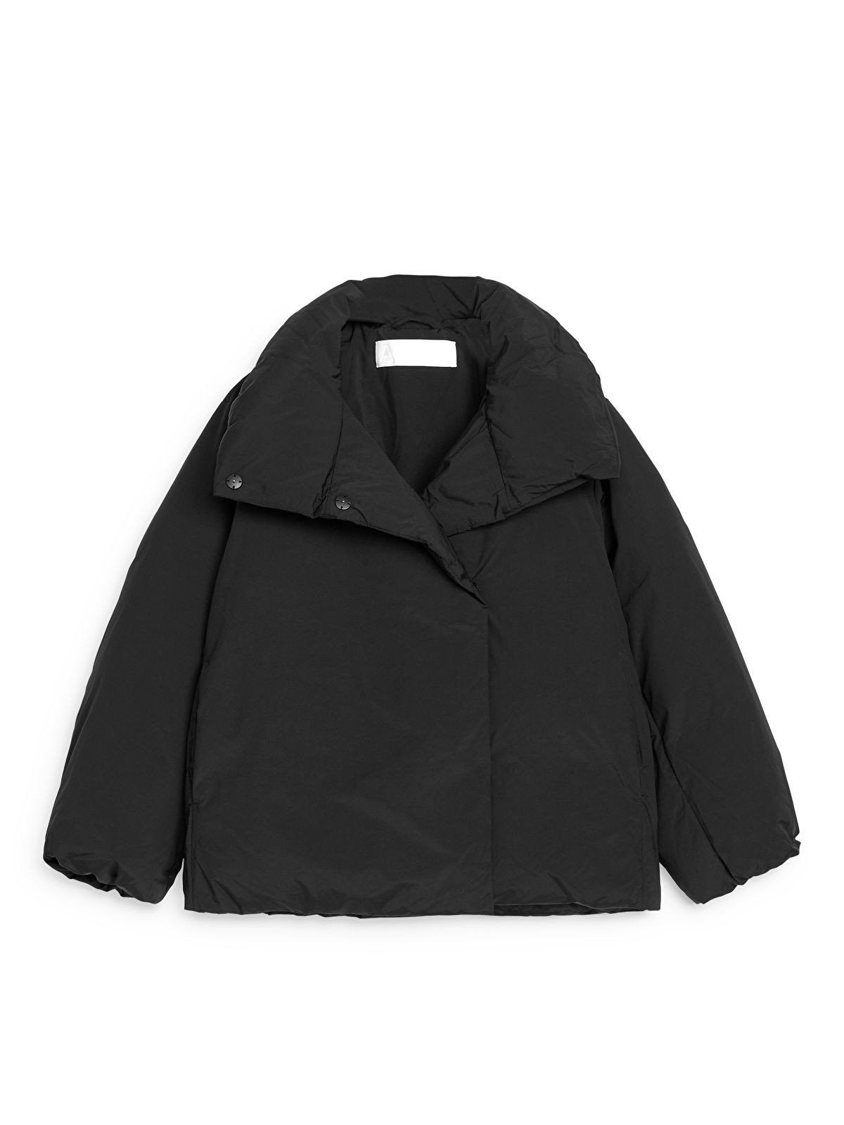 Upcycled Down High-Collar Jacket | Arket UK