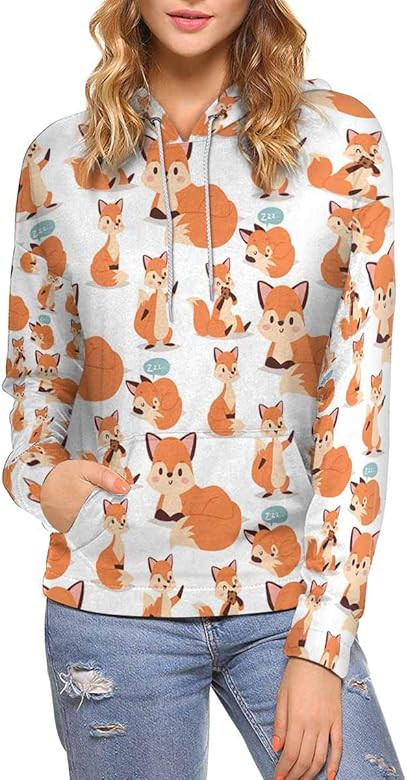 Novelty Design Women's Hoodies Sweatshirt Pullover (XS-XL) | Amazon (US)