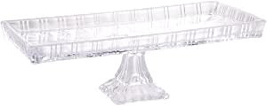 LYOR - Travessa com Pé de Cristal Dragon 34 x 15 x 10,5cm Transparente | Amazon (BR)