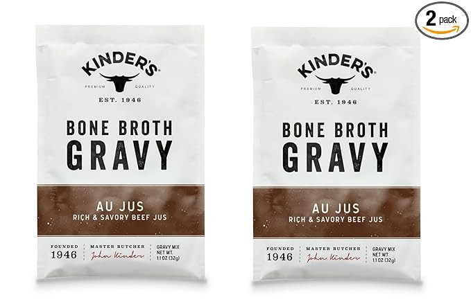 Kinder's Seasoning Mixes 1oz - 2 packets (Bone Broth Gravy Au Jus) | Amazon (US)