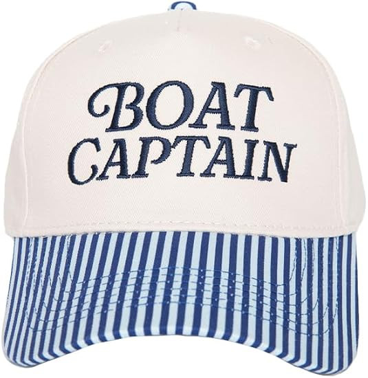 KATYDID Boat Captain Vintage Hat - Two-Toned Trucker Hat - Embroidered Vintage Baseball Cap for W... | Amazon (US)