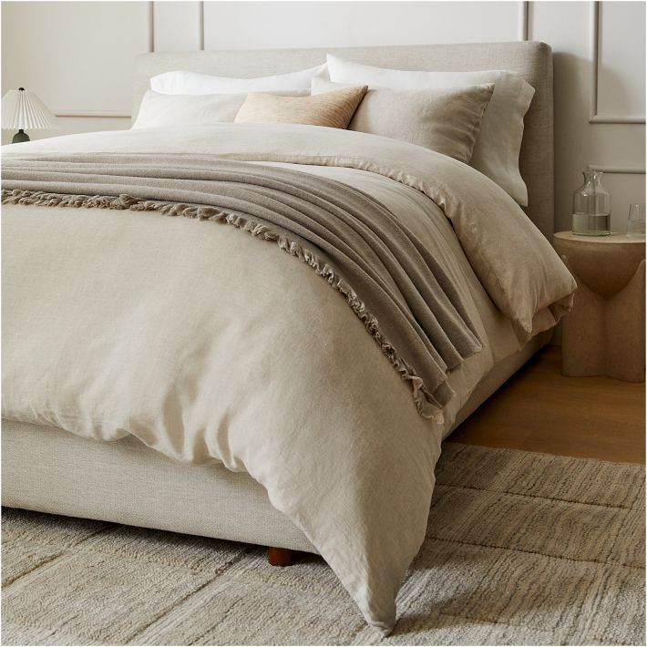 European Flax Linen Duvet Cover & Shams | West Elm (US)