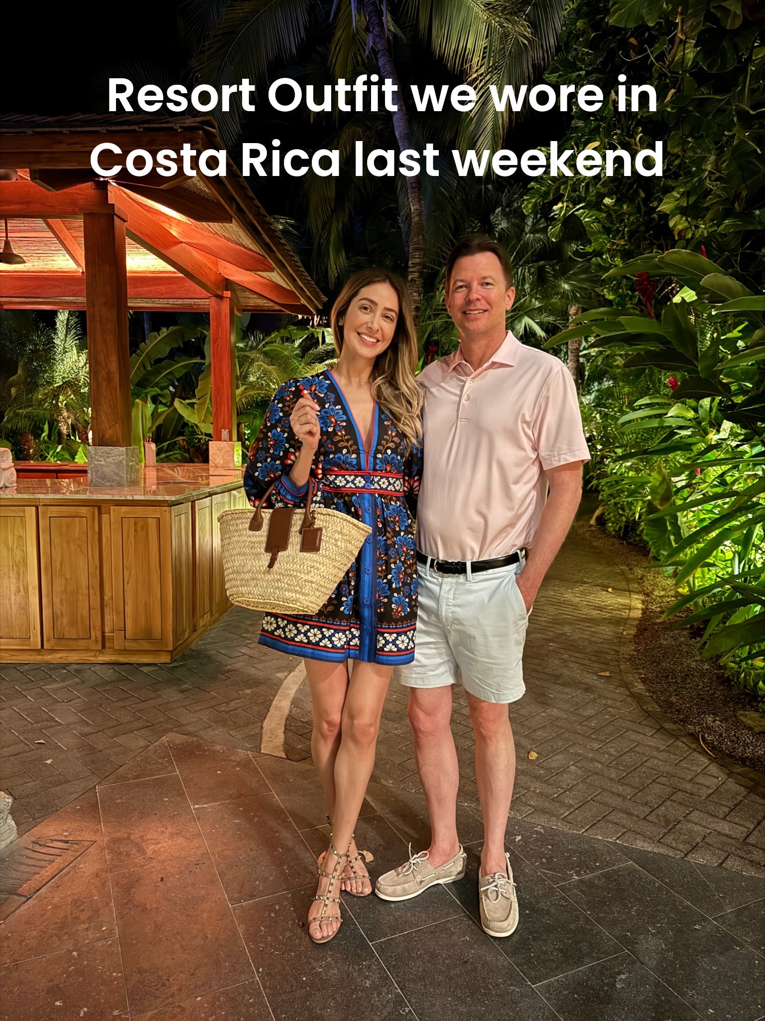 Resort outfit we were in Costa Rica last weekend. Beautiful and elegant couple outfit we were on our last trip, I’m obsessed with this dress. Fits true to size and I’m wearing size small.
Vacation outfits beach 
Resort wear 

#LTKTravel #LTKootd #LTKU