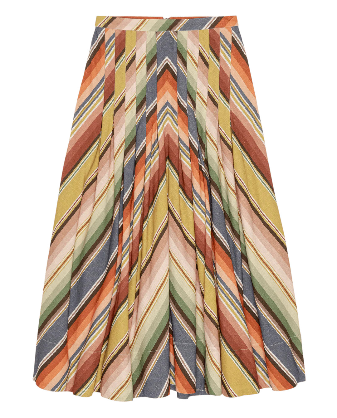 The Rhythm Skirt. -- Davenport Stripe | THE GREAT.