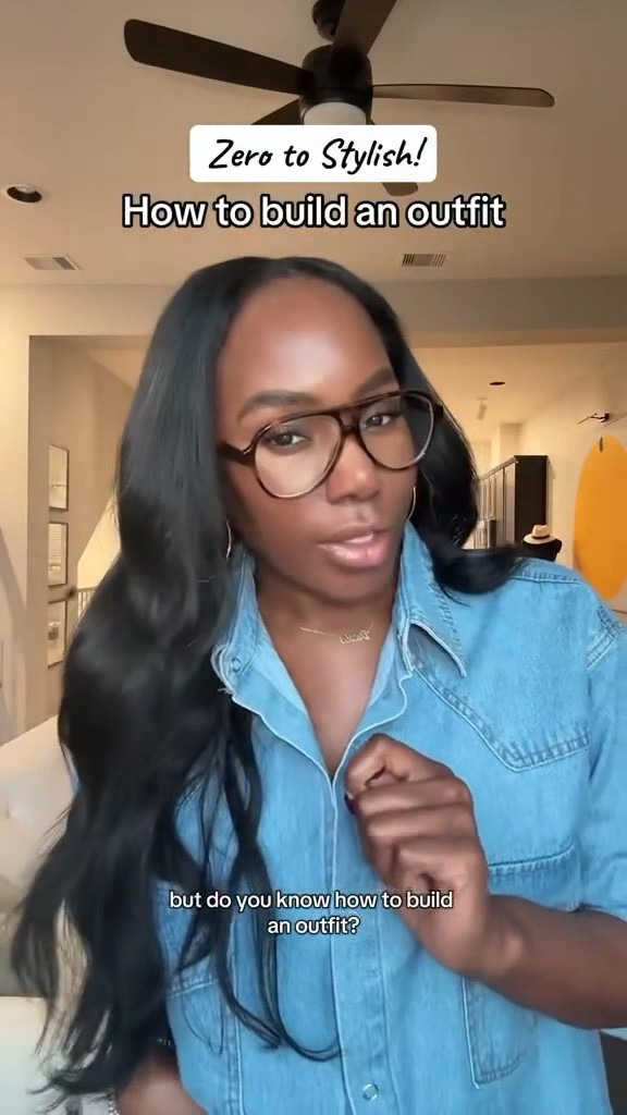 You can put on clothes, but can you build an outfit? 👗 Here’s how to do it! Save this and let me know how it works for you! 
.
#outfitstyling #stylingtip #styletips