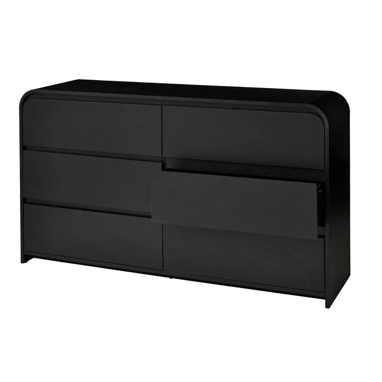 Better Homes & Gardens Juliet 6 Drawer Dresser, Black Finish | Walmart (US)