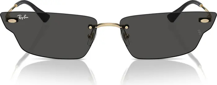 63mm Frameless Butterfly Sunglasses | Nordstrom