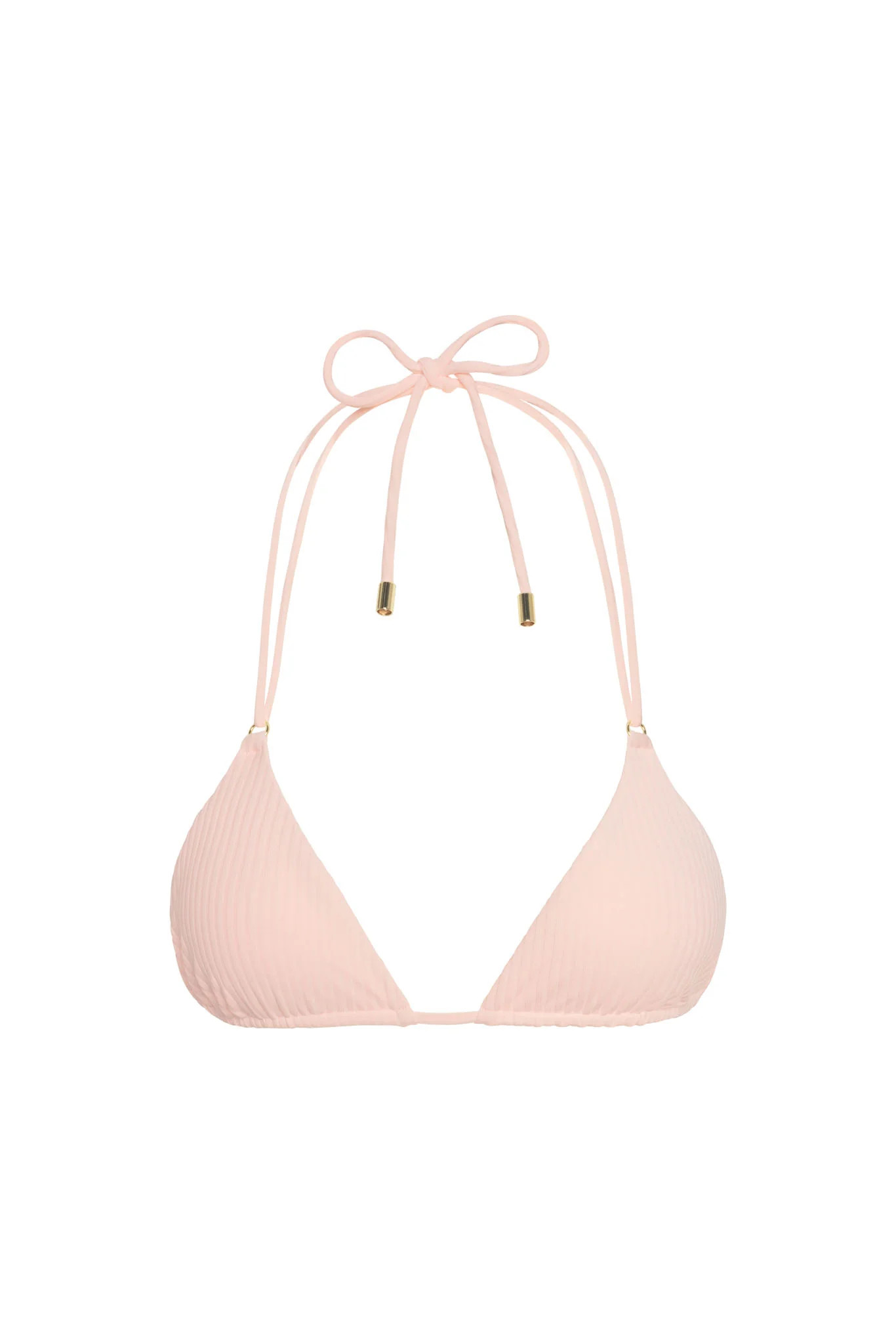 Hanalei Top - Powder Pink Rib | Monday Swimwear