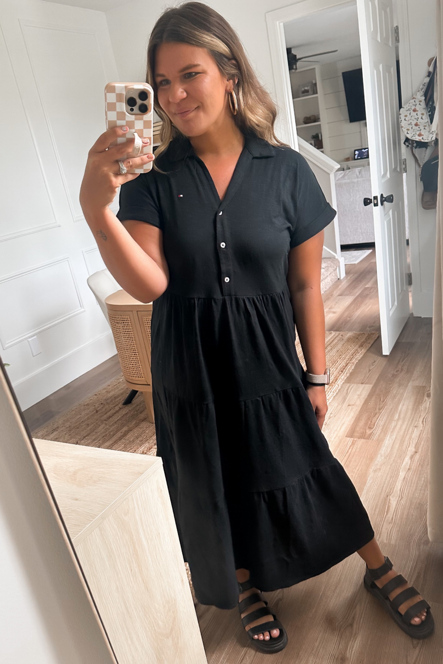 Teacher Outfit - black tiered dress from Amazon. Runs TTS  

#LTKBacktoSchool #LTKunder100 #LTKworkwear